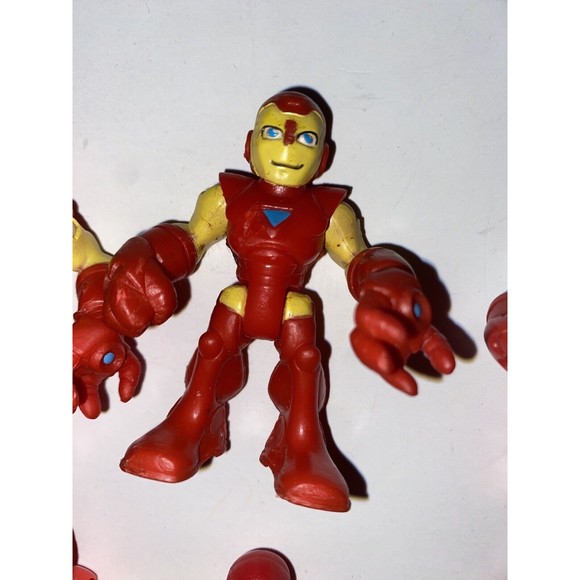 Marvel Playskool Heroes Lot Iron Man Mark Hall Armor Classic Silver Centurion - Picture 4 of 15
